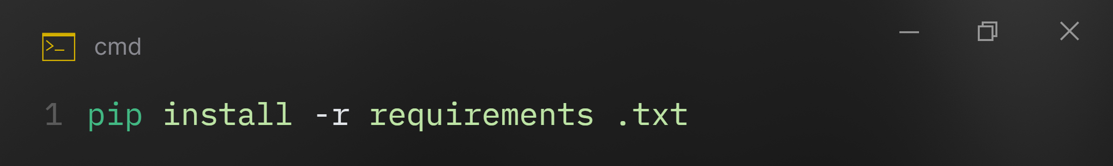 requirements